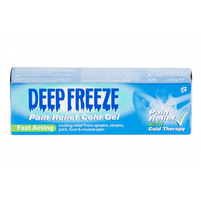 DEEP FREEZE COLD GEL FAST ACTING TARGETED COOLING 100 GM